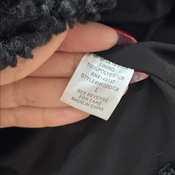 Altar'd State Black Teddy sherpa Jacket - Picture 4 of 5